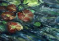 Detail - Waterlelies Bladeren Mix 